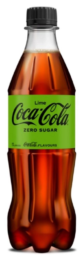Gāzēts dzēriens COCA COLA Zero, Lime, PET, 0.5l (DEP)